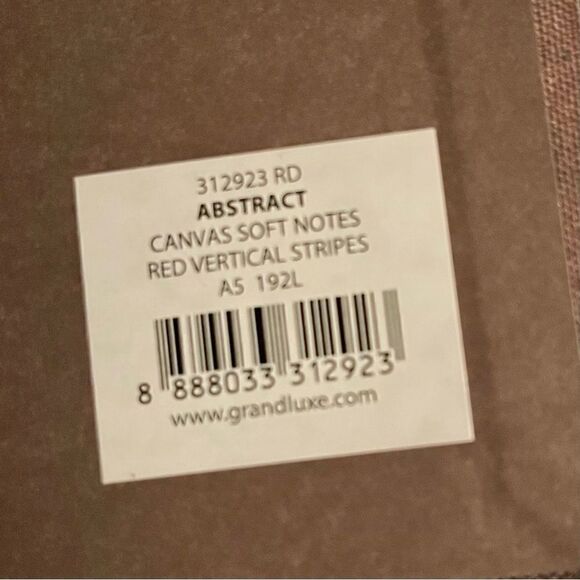 PaperLuxe Abstract Soft Canvas Soft Notes Ribbon Bookmarker Acid-Free Notebook - Picture 14 of 14